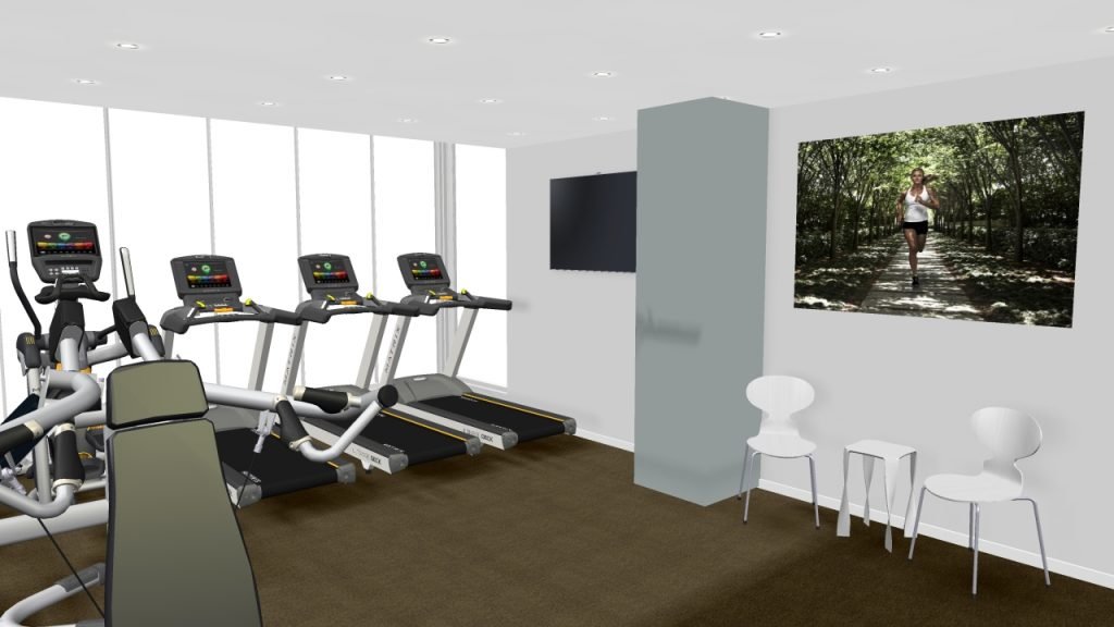 3D Design cardio and seating for treadmills Aspen Colorado | Fitness ...