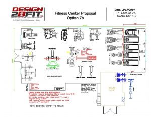 A Fitness Center Proposal design concept