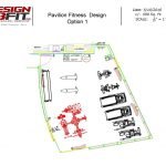 A 2D Design concept for a Pavilion Fitness center