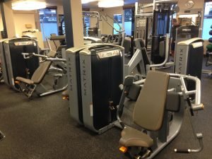 Commercial Matrix strength machines in a fitness room