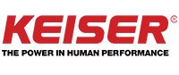A logo for Keiser The Power in Human Performance